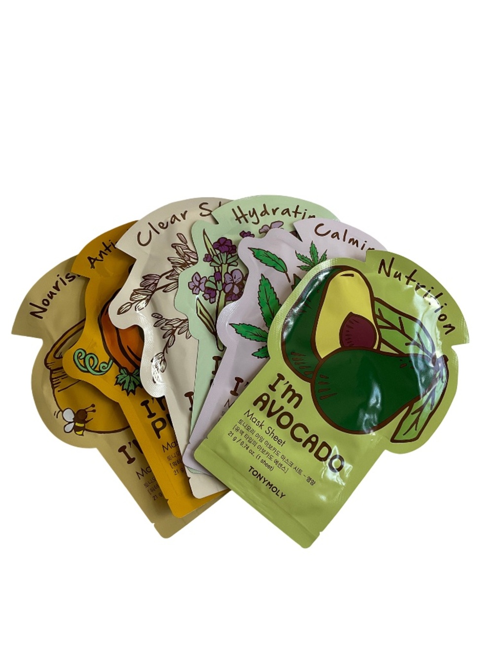 Tonymoly Lot of 6 Sheet Masks